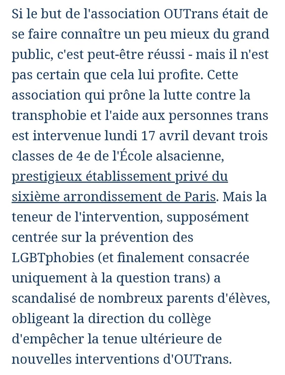 Calyss11's tweet photo. Hey @PapNdiaye Attaquez vous à l'integrisme religieux et evitez les assocs militantes qui veulent convaincre d gosses q le sexe n'est pas binaire, qu'on l'"assigne", qui parlent de "stereotypes de sexe", d"expression de genre"... et traitent tout desaccord de transphobe #OUTrans https://t.co/X63KvYJvAw