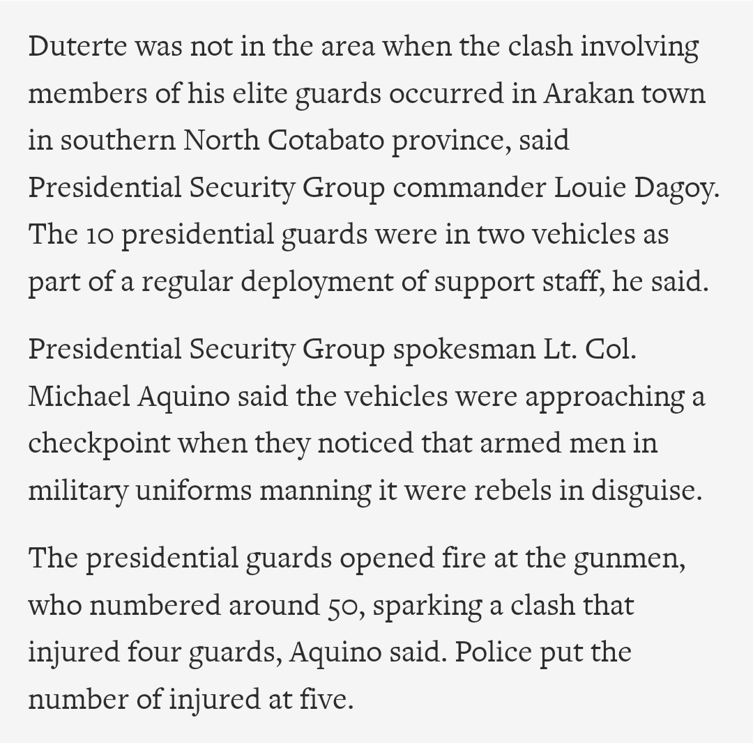 Lt. Col. Michael Aquino was Duterte's secret service spokesman? Is this for real?