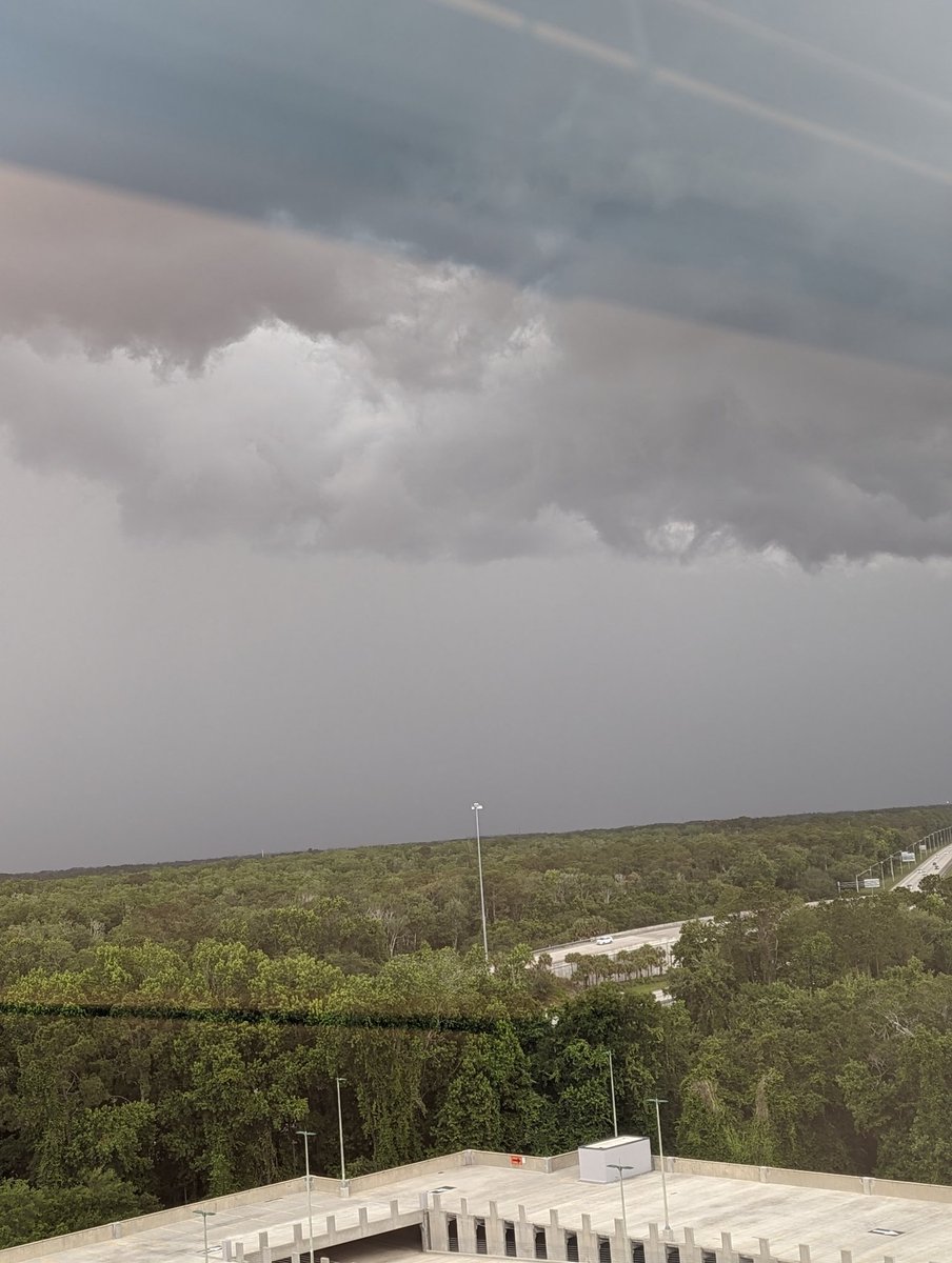 BrendaVarnes's tweet photo. Here we go again. It's early afternoon and time for the daily storms. Looks so ominous outside my office window. #JacksonvilleFl #Maystorms https://t.co/OXCVUCOc6V