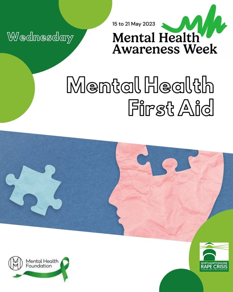 Just like physical first aid, mental health first aid helps us to help others, whether they're in crisis or are living with a diagnosis.

Does your workplace have a MH first aider?

#MentalHealthAwarenessWeek #MHAW2023 #Wellbeing #mentalhealthfirstaid #ToHelpMyAnxiety