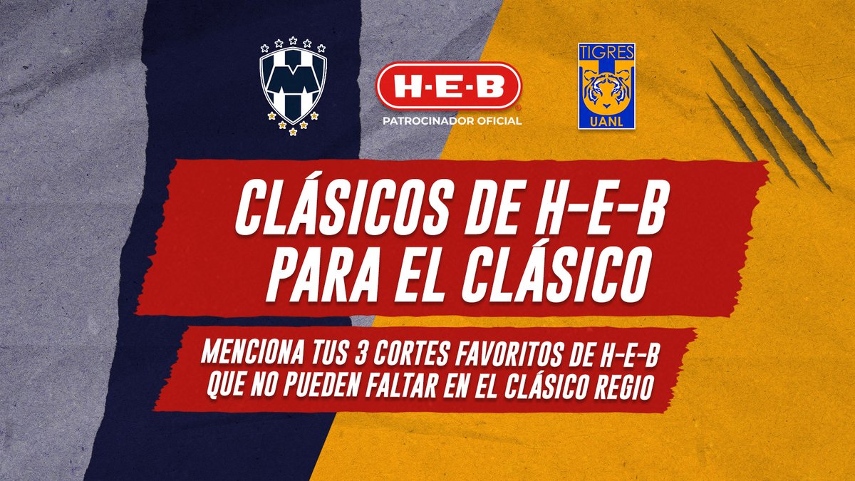 📢 🤠 ¡BOLETOS PARA LA SEMI REGIA DE VUELTA, AQUÍ! 🎟👇
Sigue estos pasos para ir a ver a <a href="/Rayados/">Rayados</a> vs. <a href="/TigresOficial/">Club Tigres 🐯</a> 🏟

👉 Déjanos en los comentarios tu 🔝 3 de cortes de H-E-B 🥩 que no pueden faltar en el #ClásicoRegio 
👉 Dale RT a esta publicación 🔃
👉 Revisa tyc 🤓