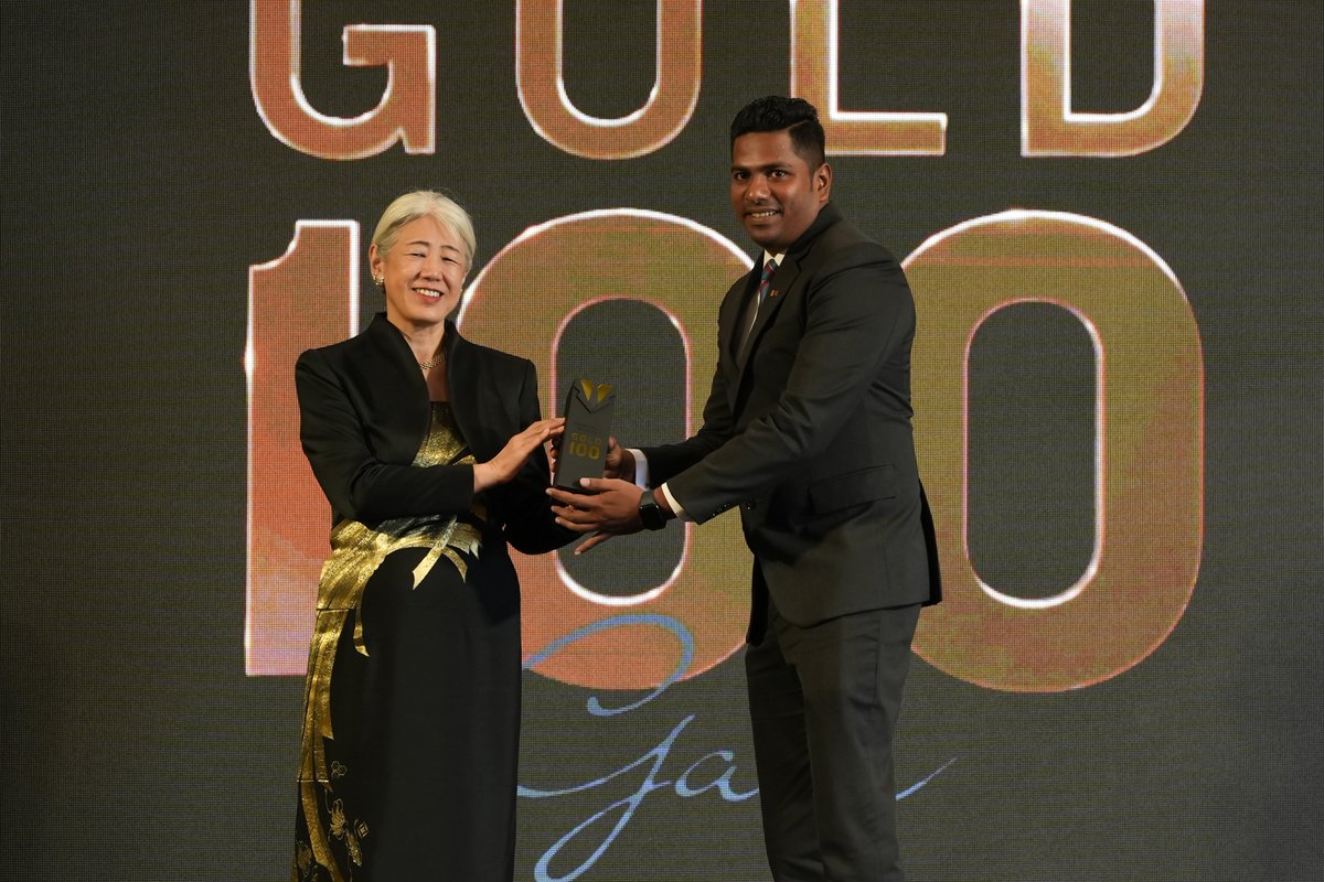 ceylincomv's tweet photo. Thank you, Corporate Maldives for recognizing us as one of the leading 100 business entities in Maldives for the year 2023. We are honored to receive this prestigious #gold100 award for the 5th consecutive year. https://t.co/ST97QluHZe