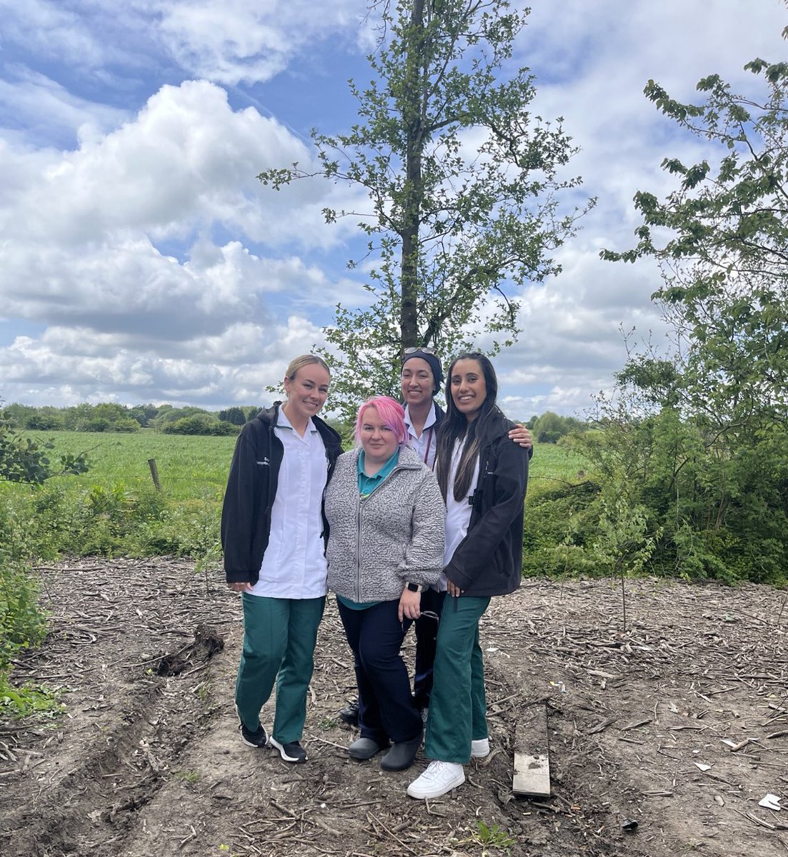 <a href="/RBHAcuteTherapy/">Bolton Urgent Care Therapy Team</a> celebrating #MentalHealthAwarenessWeek with a well-being walk at lunch time! We try to do this atleast every Wednesday to help with the teams well-being. 💚💙