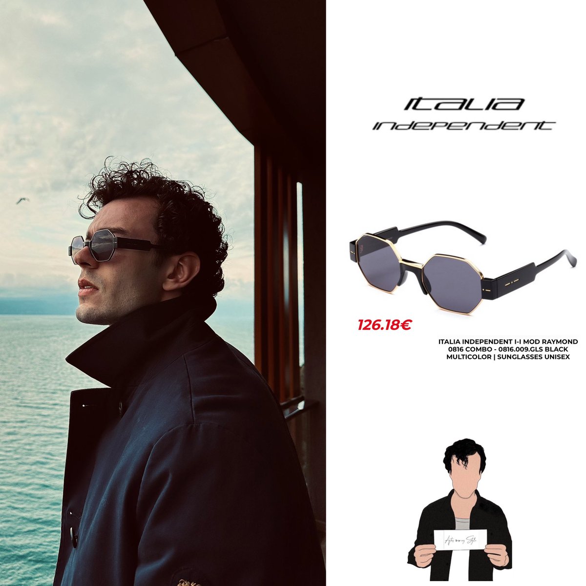 aytaccloset's tweet photo. Aytaç Sasmaz via Instagram 😎
• ITALIA INDEPENDENT I-| MOD RAYMOND
0816 COMBO - 0816.009.GLS BLACK
MULTICOLORI SUNGLASSES UNISEX
126.18€
aytaç style 🌟
#AytaçŞaşmaz #style #closet #italiaindependent
Divulgação 📸 https://t.co/DLbs4Sks8B