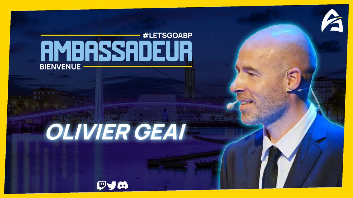🚨 #ANNONCE 🚨

Nous avons le plaisir d'accueillir @OliverGeai en tant qu'#Ambassadeur !  

Un honneur pour nous de lier sport et #esport en s'associant à un fervent supporter du <a href="/HAC_Foot/">Havre Athletic Club ⚽️</a> . 

On ne présente plus ce journaliste sportif !  
MERCI  👏

RT x Follow pour l'accueil