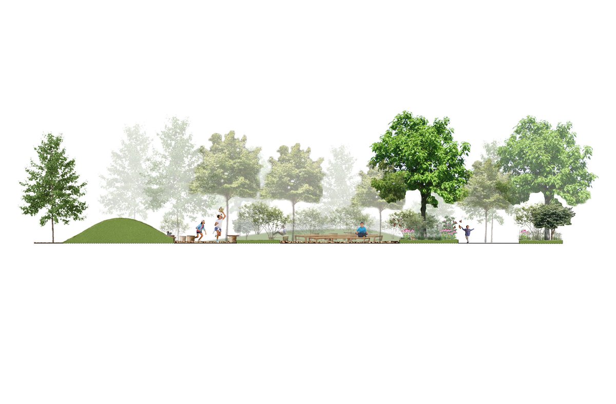 Depave Chicago’s 3rd design meeting with MSE was a huge step forward! This spring, we listened to everyone’s ideas and shared concept diagrams that MSE voted on. This time we brought a detailed plan and sections. We’re so excited MSE loved the design and to be moving forward!