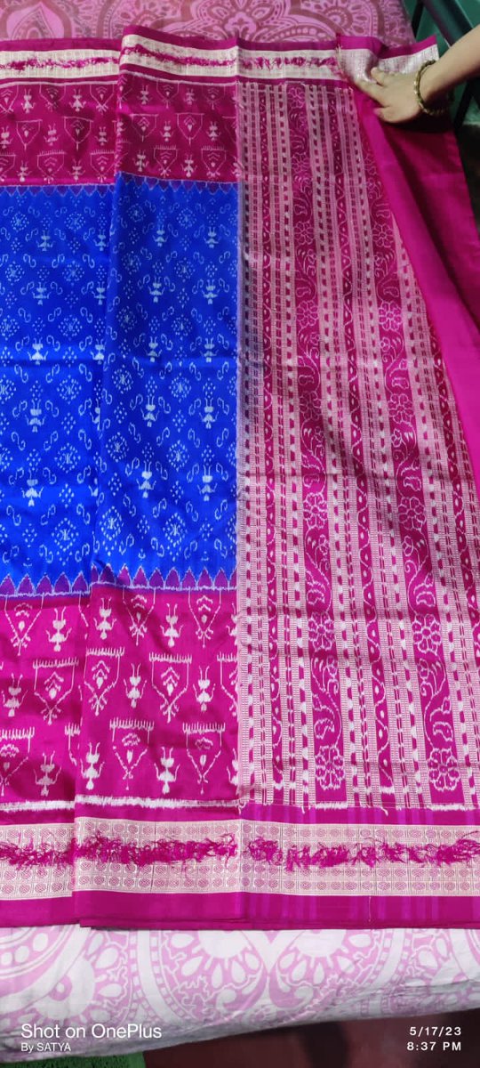 PradhanTruptee's tweet photo. Sambalpuri pata saree....
#blue_colour 💙🔵
#Saree_lover
#price17000 https://t.co/rXywhZP3RZ