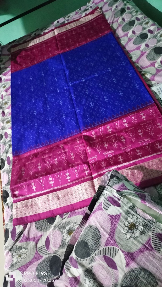 PradhanTruptee's tweet photo. Sambalpuri pata saree....
#blue_colour 💙🔵
#Saree_lover
#price17000 https://t.co/rXywhZP3RZ