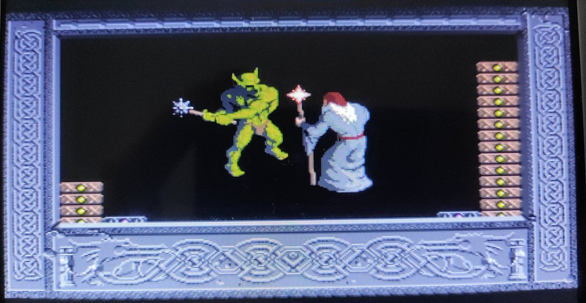 backtomira1's tweet photo. It looks like a promising game, immortals on piko collection 1. Dungeon crawler, good graphics and some gore.
But i have no idea how the battle works. I won some, but dont now how. With "B" i should dodge...but seems to work at random 🤷
#evercade #retrogamong #retrogames https://t.co/deQjjr4dP5