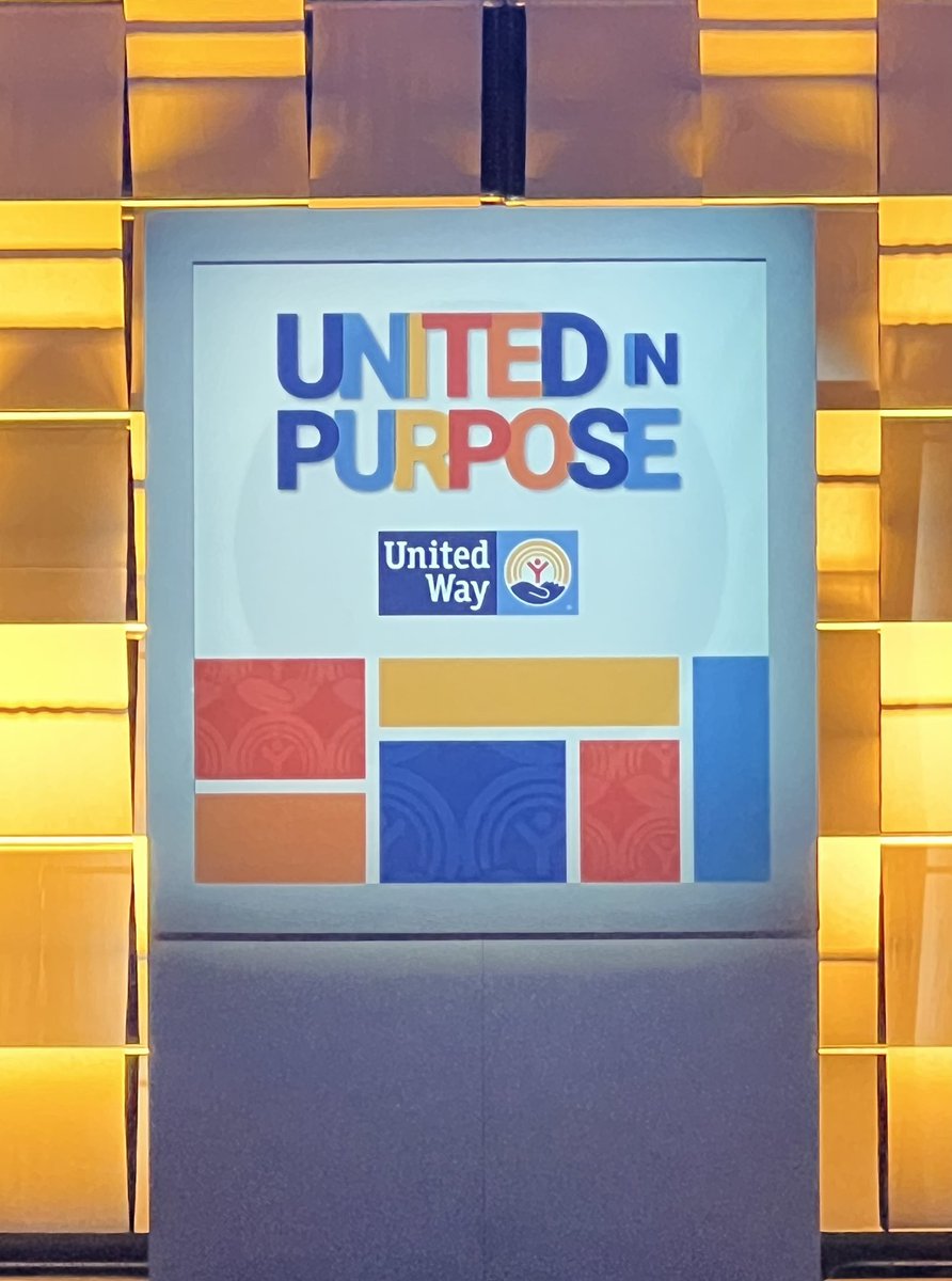 Opening Session time! Excited 2 hear from Bob Johansen 2 kickoff @UnitedWay’s #UnitedinPurpose! #BetterTogether #LiveUnited #LiveYourPurpose #ProfessionalLearning