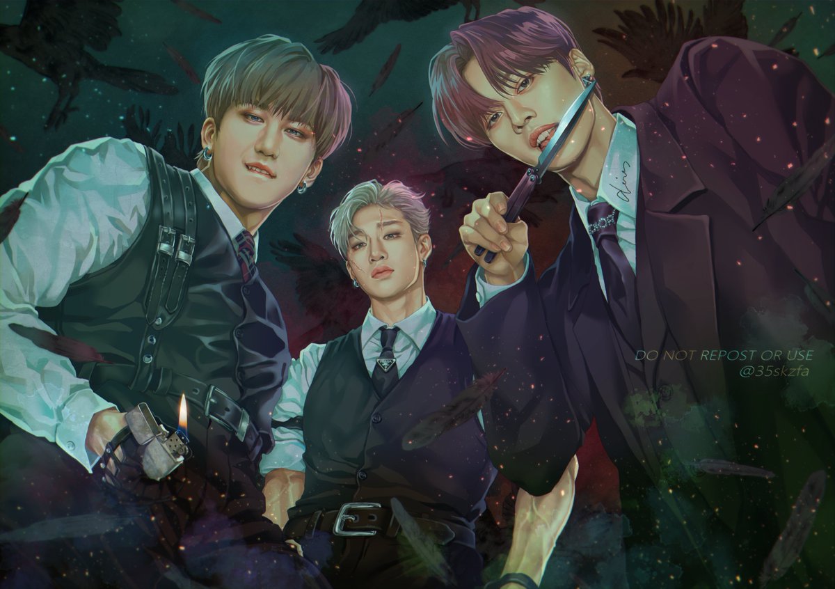 35skzfa's tweet photo. Well, today is my birthday and if u would like to RT and likes my art as a little gift i'll take it gladly😌🤍

And of course my bday wish is for BangChan to eat well, sleep well, and he can have even one second longer smile in his life🌟✨🖤🐺🖤✨🌟 https://t.co/6oTtcWvPrx