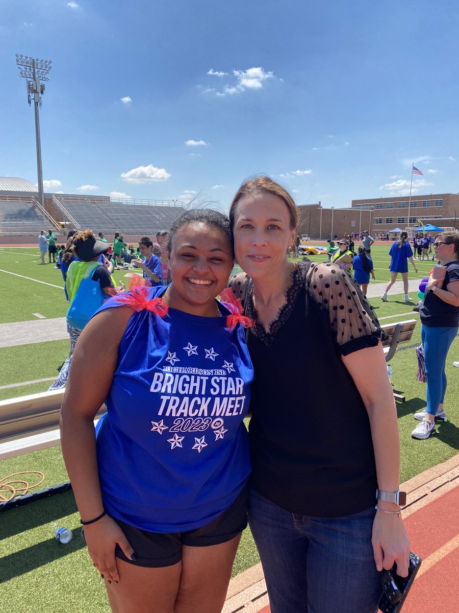Some of the amazing <a href="/SSSRISD/">SSS RISD</a> team out supporting the RISD Bright Stars track meet.  What a great day for our athletes from all 4 high schools!