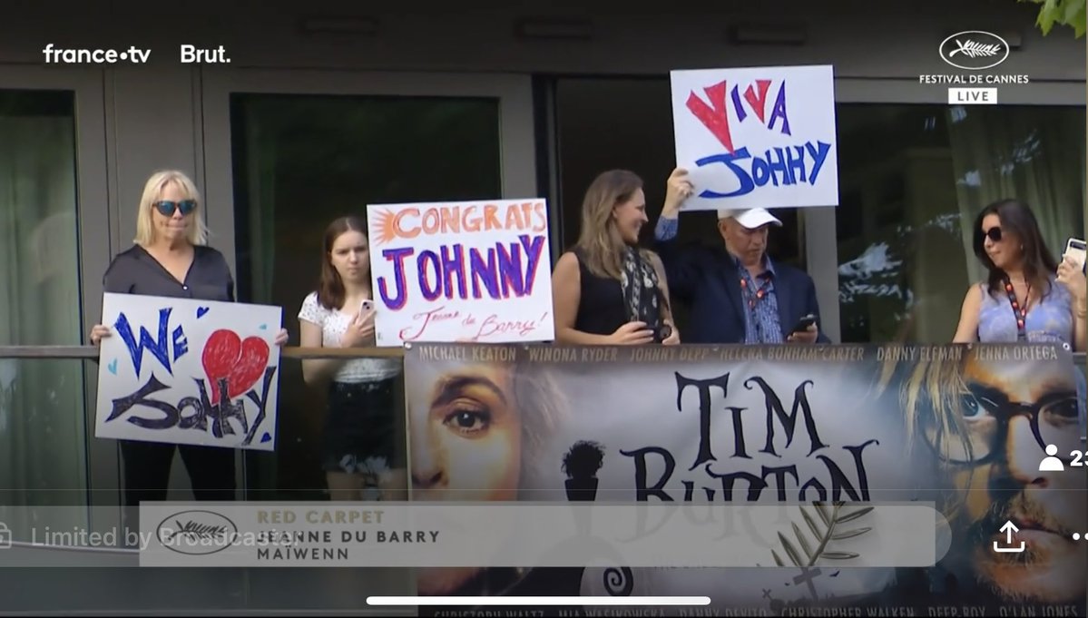 You've all seen this photo by now. The gentleman in the white hat in the middle is my dear friend Rich! He owns a film distribution company. #teamDepp