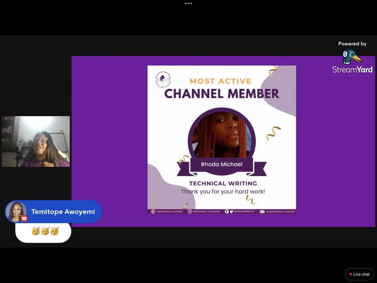 empowerhercom's tweet photo. More awards!π€©π€©
Congratulations Ladies!! You all keep the community thriving!π₯π₯π₯
#EHCAt2
#EHCAnniversary
#womenintech https://t.co/P2FrvixMOy