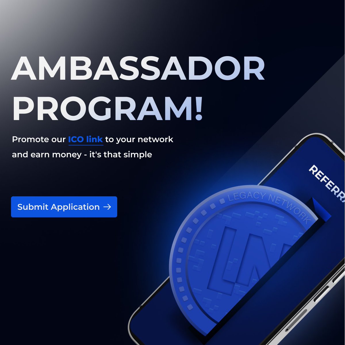 We are thrilled to announce the Legacy Ambassador Program🔥

Hand-picked individuals will get the opportunity to represent Legacy Network as a partner, to add value to their audience and to earn up to 20%.

Ambassadors get access to their own web-application and private online