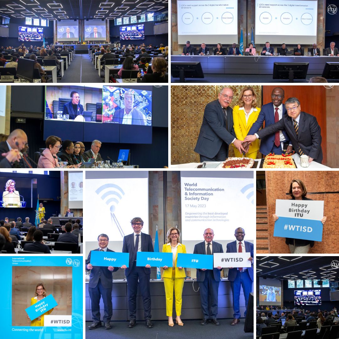 What a day!
There was no better way to celebrate <a href="/ITU/">Int’l Telecommunication Union</a>’s birthday than to recommit ourselves to building an equitable, just and sustainable #DigitalFutureForAll
#WTISD #Partner2Connect