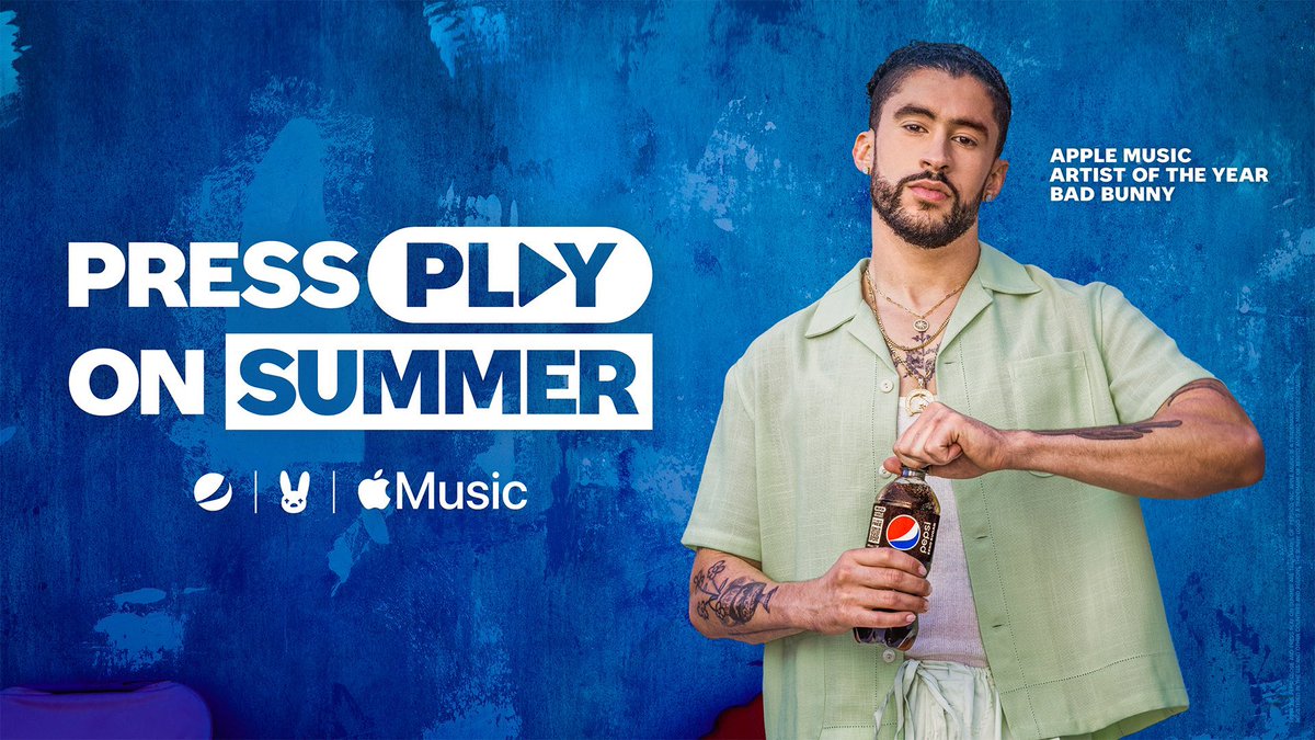 AccessBadBunny's tweet photo. Bad Bunny X Pepsi 22.05.2023 https://t.co/zYhAQmkulH
