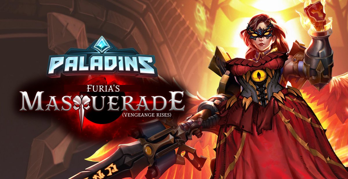 FuriaPaladins's tweet photo. I'm giving away some Furia's Masquerade Event Pass codes! (Now with extra vengeance)

Wait, what do you mean it's not Furia's masquerade? Of course it is!

Giving away 2 Event Pass Codes
Like, Retweet and Follow to enter 🎭 https://t.co/H5DqZ6yadI