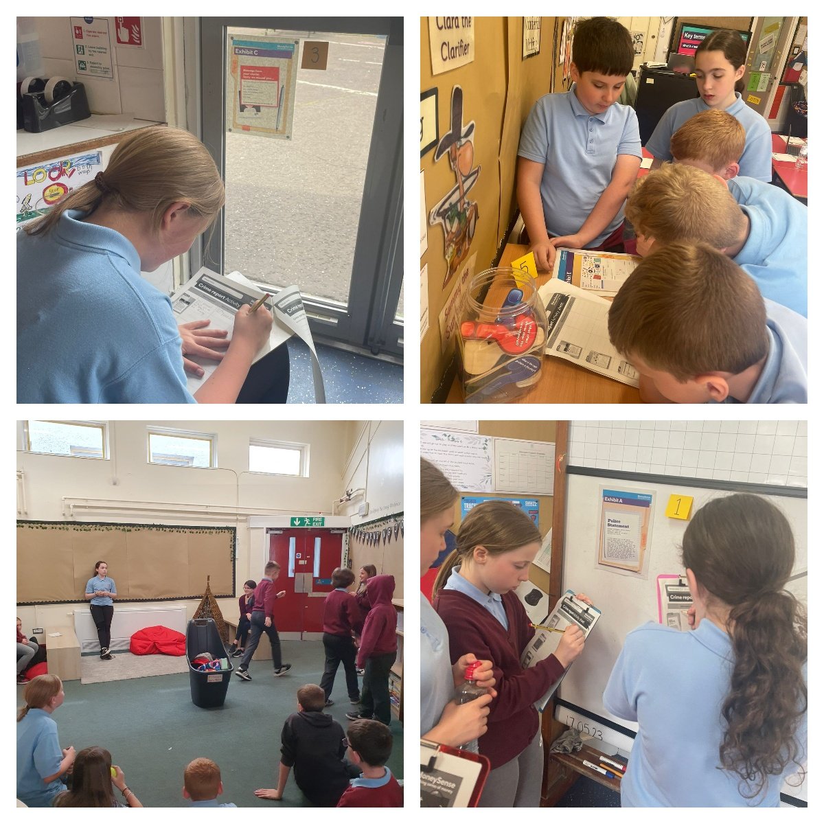 ClydemuirPS's tweet photo. Huge thanks to Iain &amp; Elizabeth from @RBS_Help for visiting P6 today to deliver the Fraud Scene Investigators workshop to help develop our learners' understanding of how to use money safely! 🌟 Another great addition to our #NationalNumeracyDay celebrations! 🥳 @Nat_Numeracy https://t.co/F2edLywloj