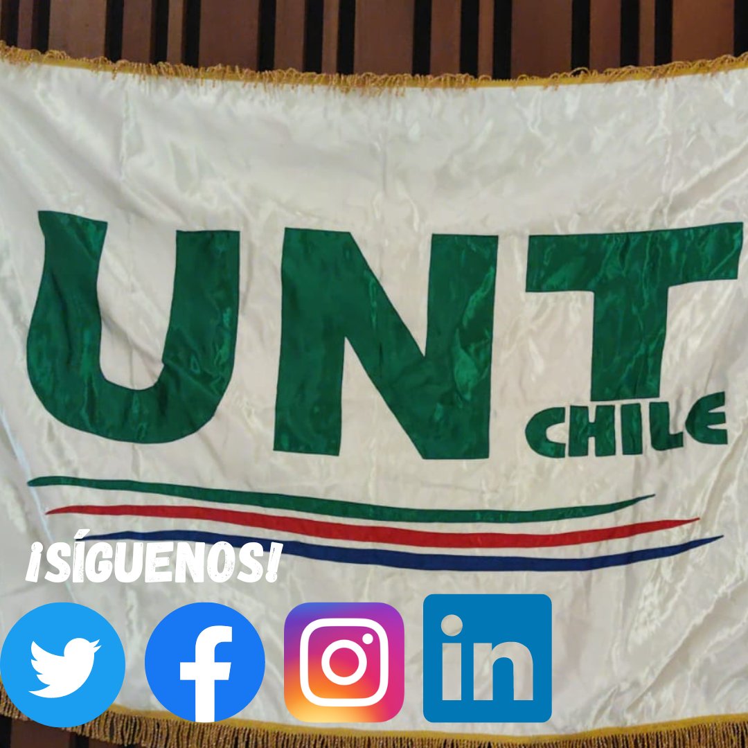 Central_UNT's tweet photo. #UNTChile Te invitamos a seguirnos en rrss para conocer nuestras actividades e importantes temas del sector sindical.
Estamos en Twitter: @Central_UNT
Facebook: UNT Chile
Instagram: @untcomunicacion
LinkedIN: UNT Chile
#UNT #centralsindical #sindicatos #trabajadores #rrss https://t.co/OoB37NYGIS