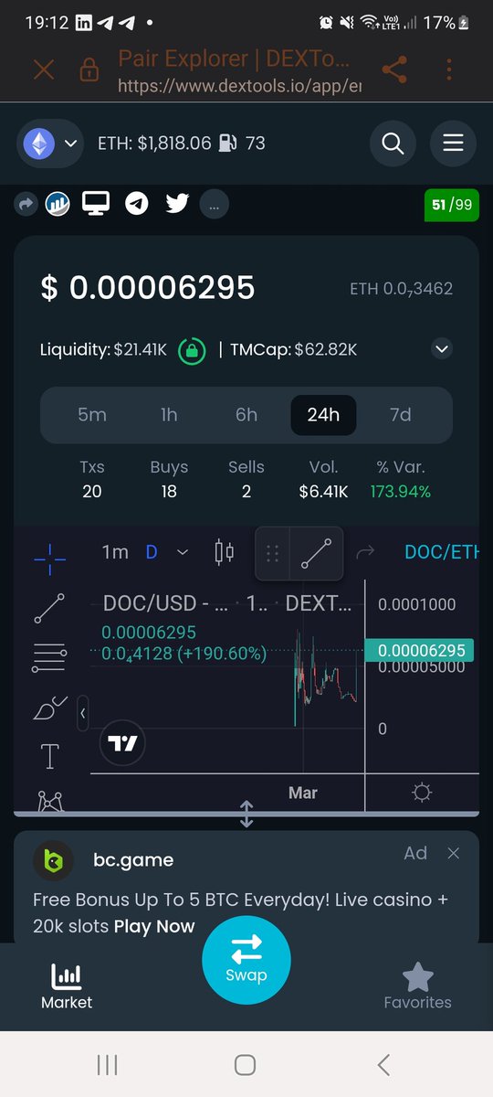 DOC_erc20's tweet image. #DOC #weareDOC #DOCarmy

$DOC

t.me/DOGSofCRYPTO