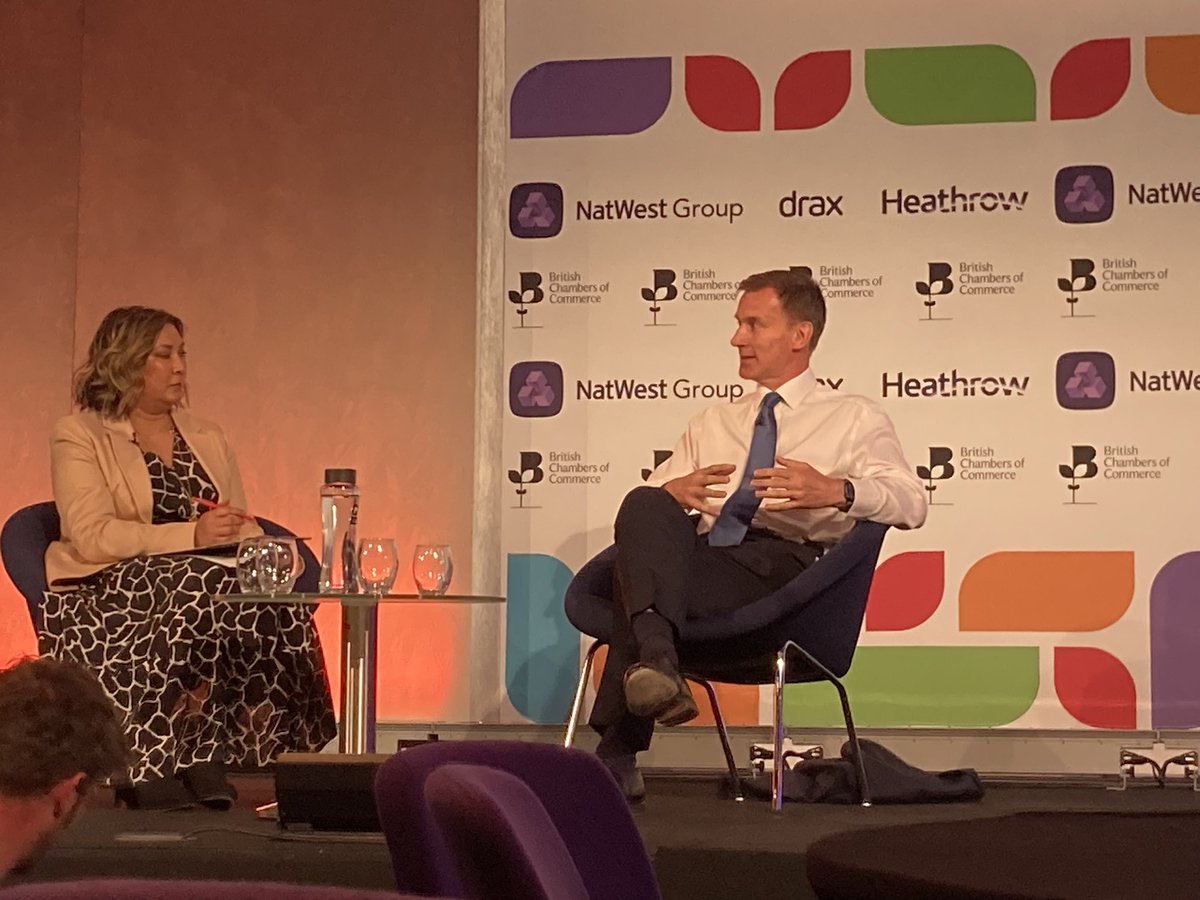 jacktweaver's tweet photo. Day 3 of my tenure with @norfolkchamber &amp; great intro to @britishchambers. @Jeremy_Hunt &amp; @Keir_Starmer setting out their broad positions (look forward to concrete policy from them) @bankofengland on monetary policy and brilliant presentation from @Linzi_Boyd. #BCCCONF #Norfolk https://t.co/mpN6cpyMCG