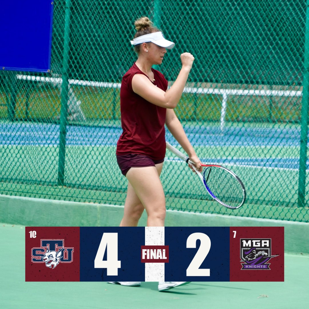 STUTennis_'s tweet photo. THAT’S ANOTHER BOBCAT WIN! 😼

#STUTennis // #DREAM https://t.co/0rB4oKFZwx