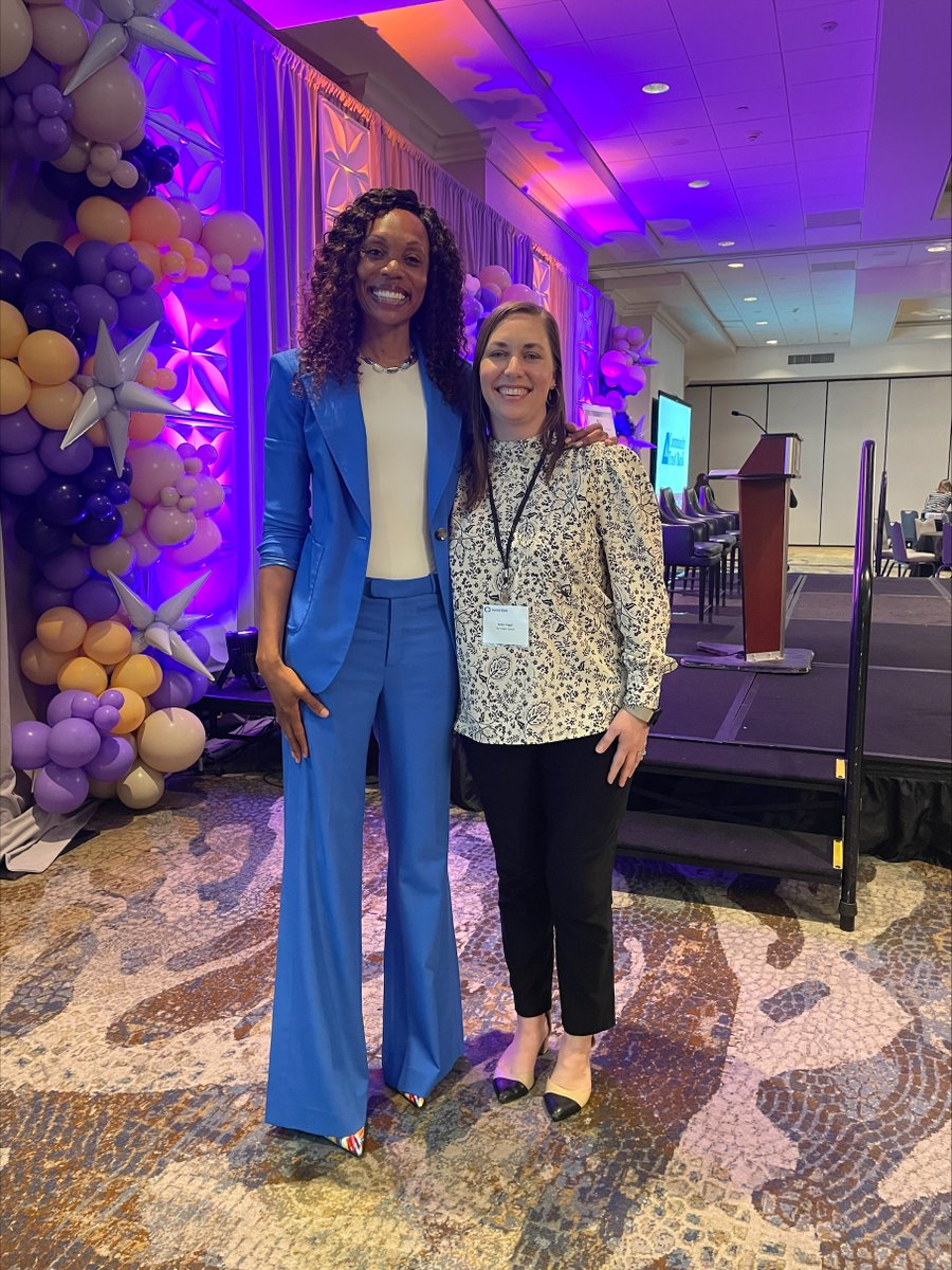 HopeCenterLex's tweet photo. Director of Development Katie Vogel had the privilege of attending the Women Leading Kentucky conference today with keynote speaker Coach Kyra Elzy, who also serves as a Hope Center board member!

#LexGiveHope https://t.co/dD42FQAk6O