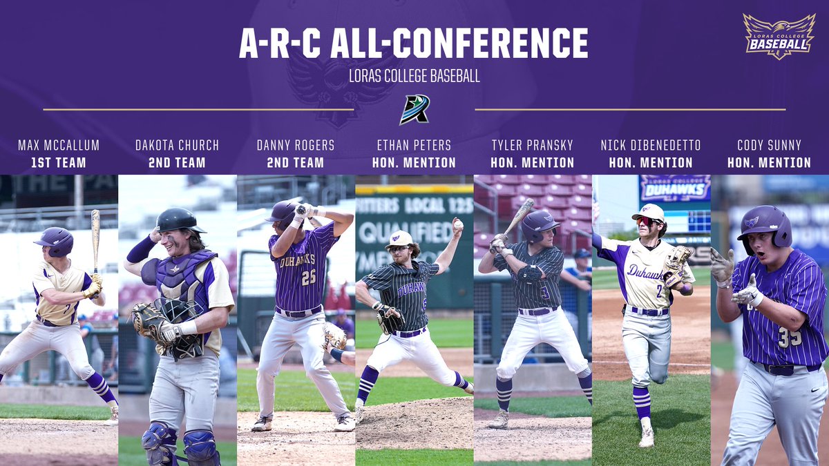 McCallum Highlights Seven All-Conference Selections for <a href="/LorasBaseball/">Loras Baseball</a> 

duhawks.com/news/2023/5/17… #GoDuhawks