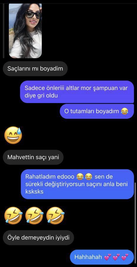 Kuaförüme ona ihanet etmediğimi anlatmaya çalışıyorum 😂