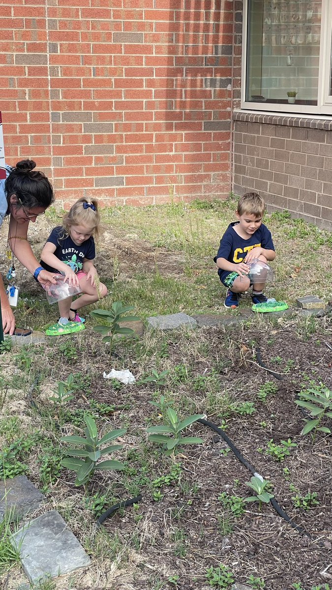 LovesExplorers's tweet photo. Today we released our ladybugs and butterflies that we have been watching grow over the last several weeks! The students loved seeing them take off into our garden! @CatawbaTrail https://t.co/onFIM8vo4V