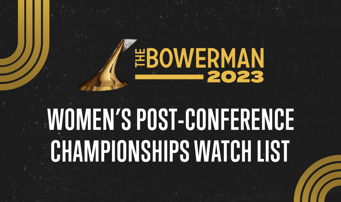 The most changes all year (so far) to the Women's Watch List for The Bowerman came after Conference Championships Weekend!

Seven stalwarts welcome three new faces to the prestigious index, highlighting the elite in collegiate track & field!

ustfccca.org/2023/05/featur…