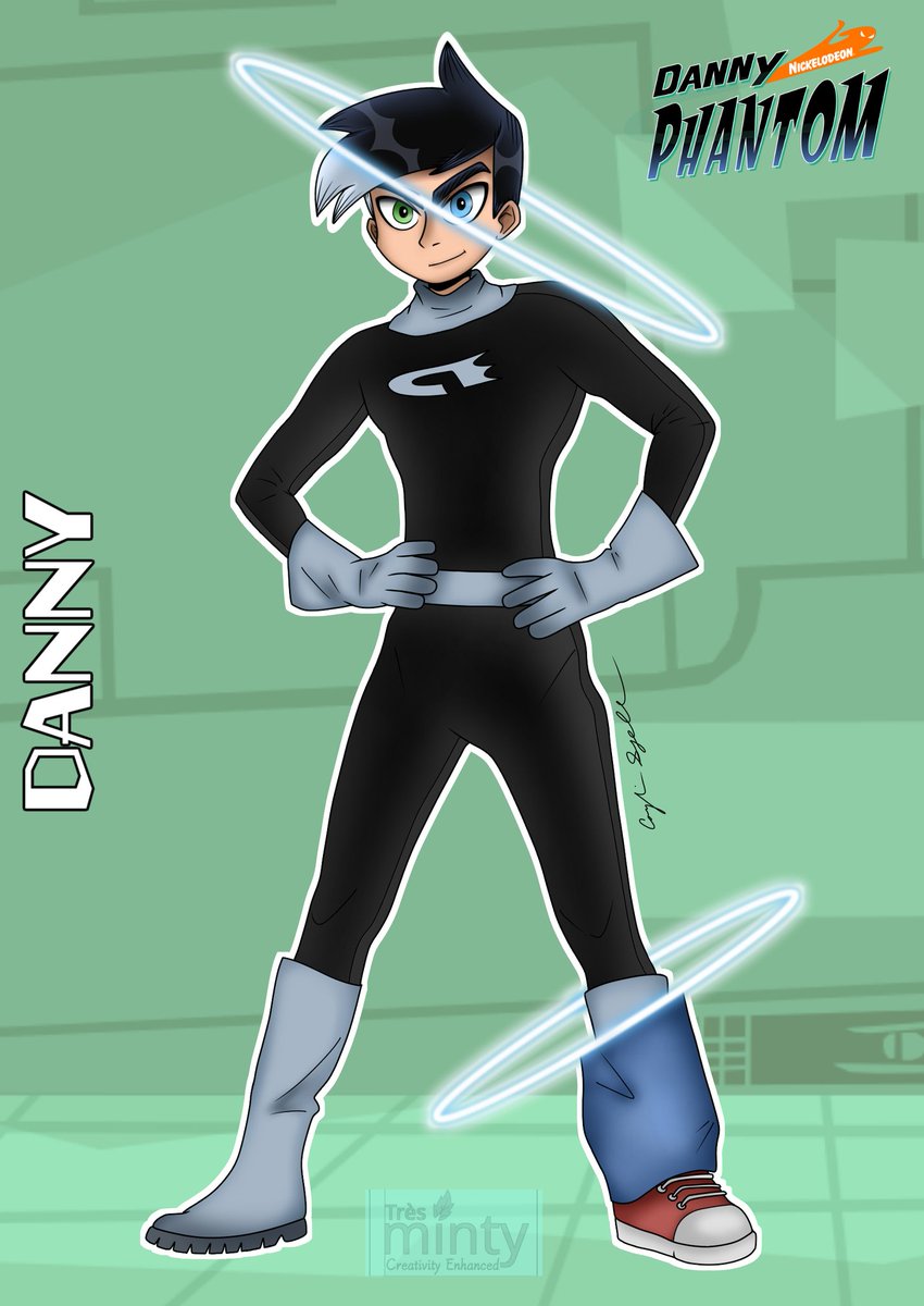 tresminty's tweet photo. 🌱 Here's Danny Fenton from the Nickelodeon show, Danny Phantom!

Which character would you like us to draw next?

#tresminty #dannyphantom #character #nickelodeon #nick #show #dannyfenton #ghost #yodannyphantomhewasjust14 https://t.co/V9fYKR1siE