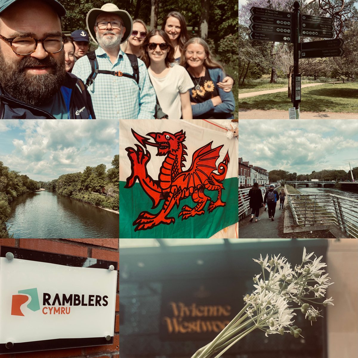 🏴󠁧󠁢󠁷󠁬󠁳󠁿🥾⭐️Insightful day with the wonderful Ramblers Cymru hearing about the great work being delivered through Paths to Wellbeing and the opportunities ahead for path protection &amp; walking in Wales. Where else could I find wild garlic so close to the city centre!? <a href="/CardiffRamblers/">Cardiff Ramblers</a>