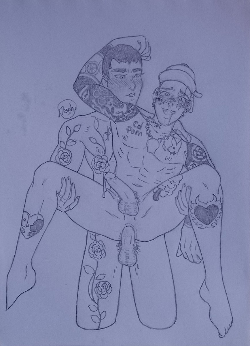Maghy_owo's tweet photo. Una deliciosa comision de un usuario del juego #HighRise 
Espero que a el y su compañero les guste mucho 😊✨ tanto como a mi me gusto hacerlo 🤭💖
#nsfw_art #art #Comision #bl #yaoi #bara #gay https://t.co/C4JejAnZlL