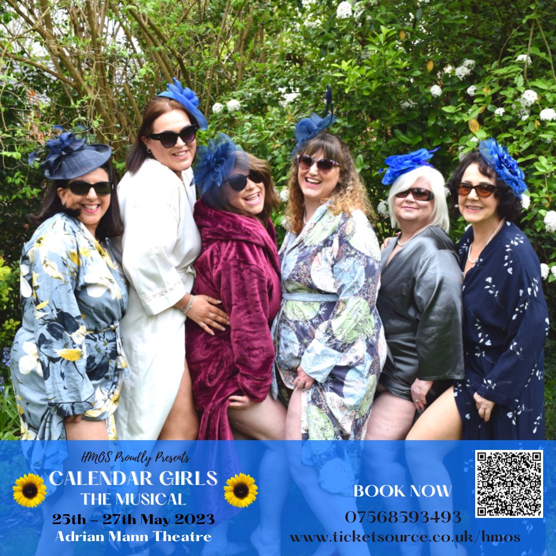 🌻 ALL ROBED UP 🌻

This time next week, we’ll be finishing the dress run for ‘Calendar Girls The Musical’! 

Tickets are available via the link in our bio, scanning the QR code or by calling the box office on 07568593493 ☎️ 

25th - 27th May 2023 🗓️ 
Adrian Mann Theatre 📍