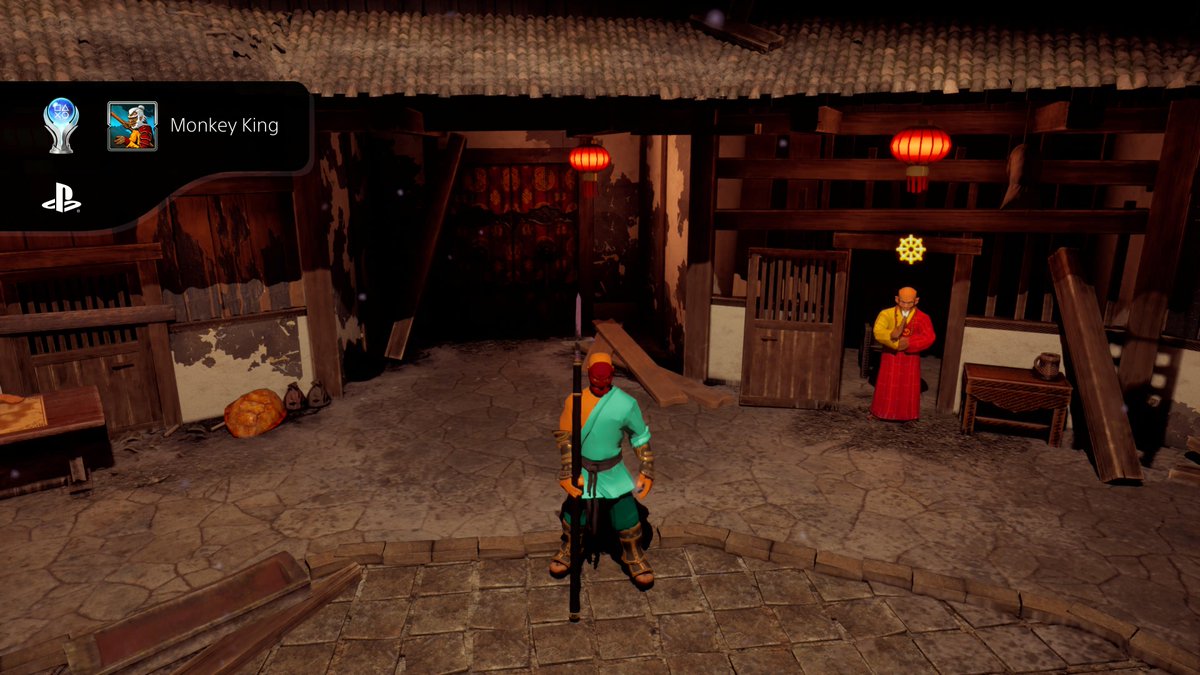 RodlinkS's tweet image. Platina 177 antes de sair da Plus  9 Monkeys of Shaolin
Monkey King (PLATINUM)
Jogo otimo de beat n up trofeus simples #PlayStationTrophy #PS5Share, #9MonkeysofShaolin