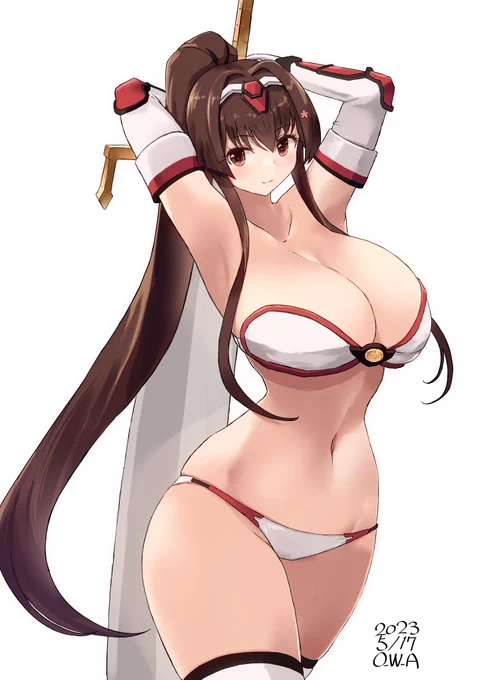 ムチムチビキニアーマー大剣使い大和