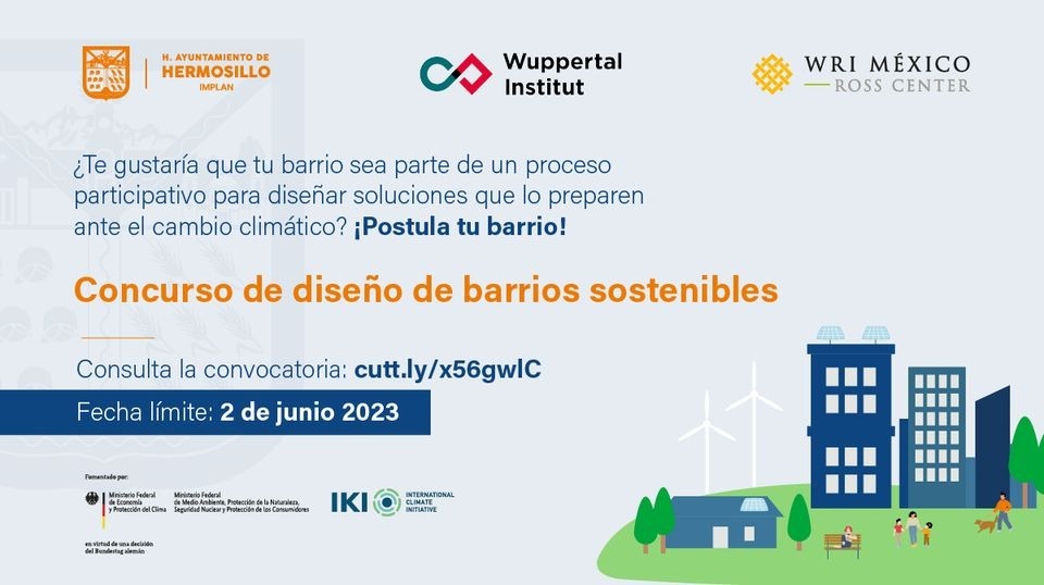 #Hermosillo Convocamos a representantes de Comités CRECES a postular a un barrio ubicado en alguna de las 29 colonias participantes, para implementar el proyecto 'EcoZona: Piloto para diseñar, escalar y replicar la acción climática inclusiva en el barrio” bit.ly/41i62OY