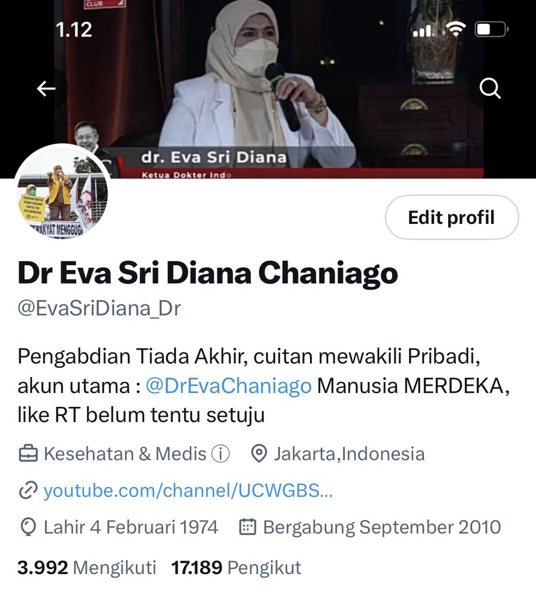 Eva Sri Diana Chaniago tweet media
