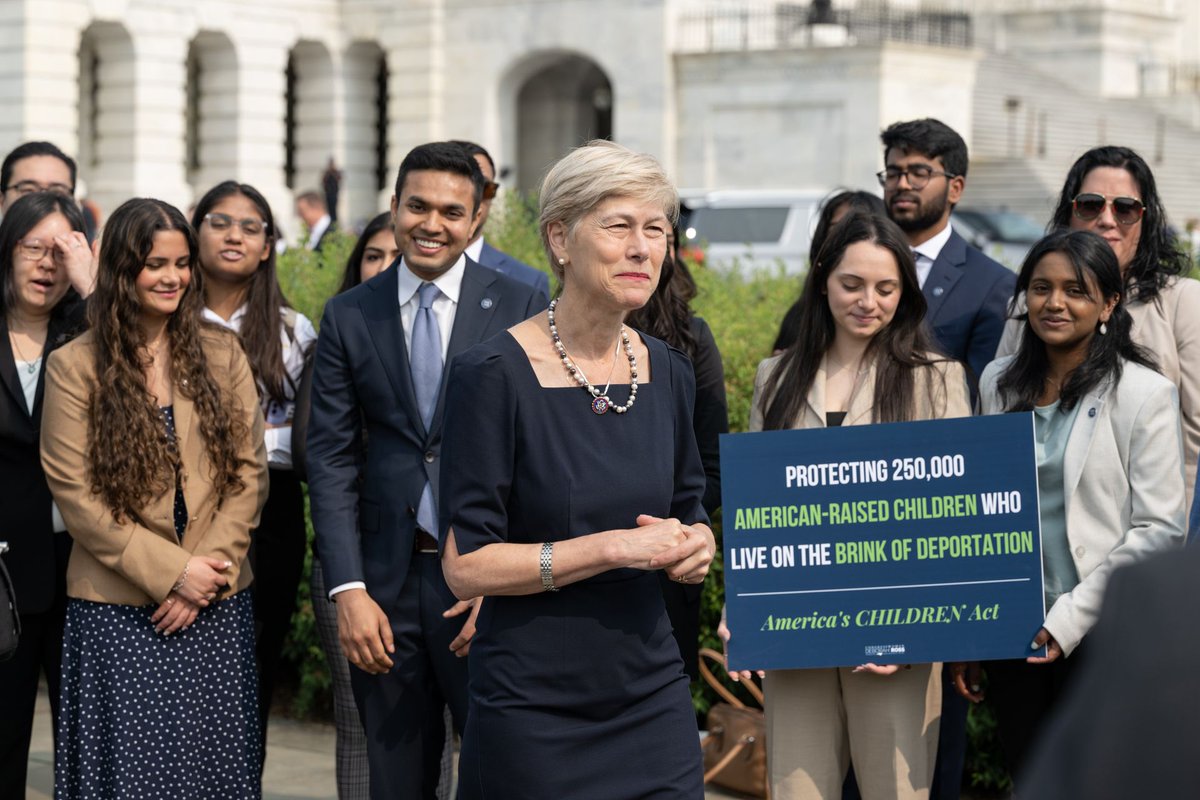 RepDeborahRoss's tweet photo. Documented Dreamers represent the best of America, and they deserve to stay in the only place they've ever called home. 

Proud to reintroduce the America's CHILDREN Act today alongside @SenAlexPadilla, @RepBera, &amp; @ImproveTheDream to protect these inspiring young people. https://t.co/iQt1ExTLBN