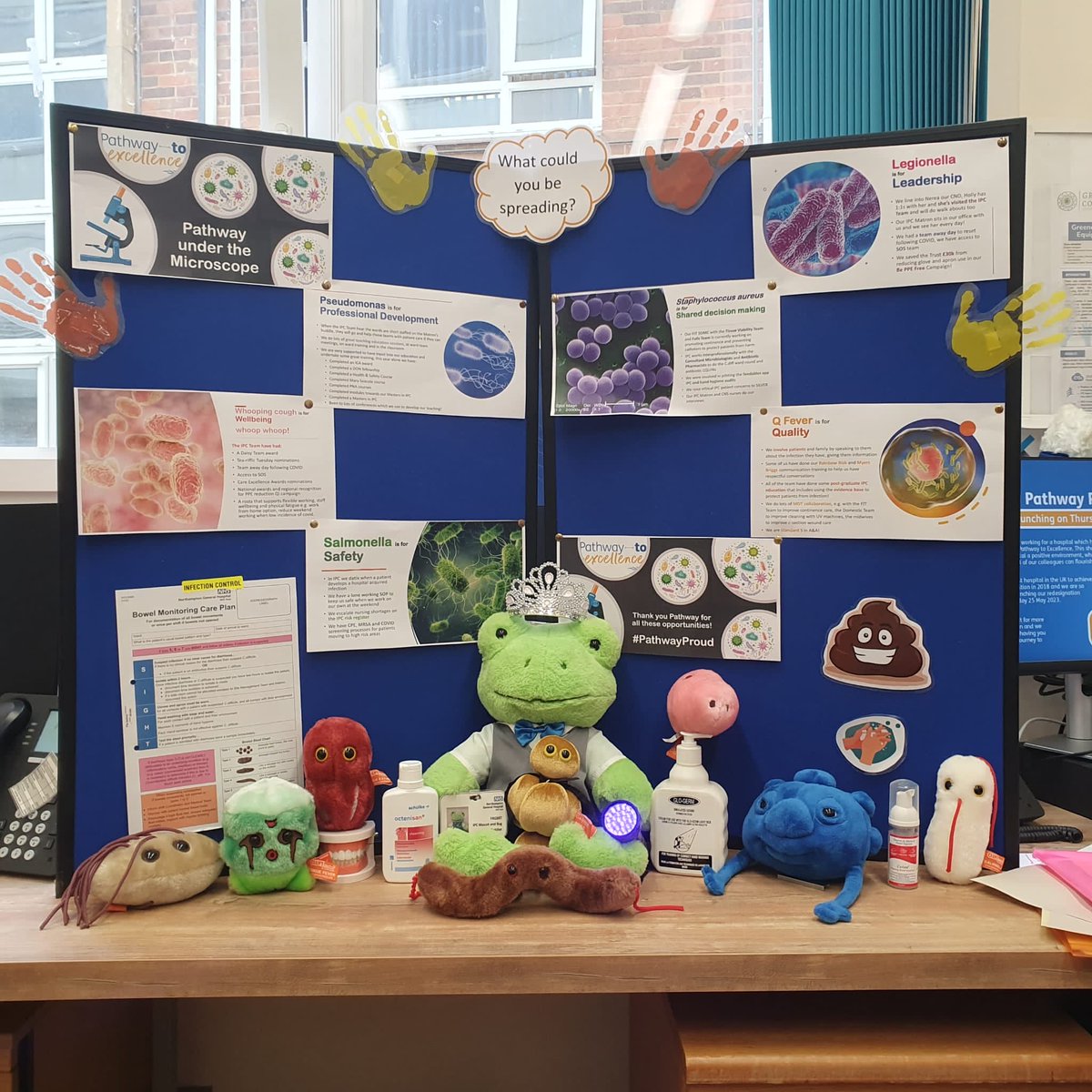 Holly Slyne (@hollyslyne) on Twitter photo Not biased at all 🤭 but my favourite board so far has to be ‘Pathway under the Microscope’ by our IPC team… whoop whoop whooping cough for Well-being 🙌🙌🔬🦠 @NOdongo1 <a href="/emlambert8/">Emily Lambert</a> <a href="/ros012345/">Ros Pounds</a> <a href="/debshan65/">Debbie Shanahan🌈💙</a> <a href="/SarahCoiffait/">Sarah Coiffait 🌈</a> Not biased at all 🤭 but my favourite board so far has to be ‘Pathway under the Microscope’ by our IPC team… whoop whoop whooping cough for Well-being 🙌🙌🔬🦠 @NOdongo1 <a href="/emlambert8/">Emily Lambert</a> <a href="/ros012345/">Ros Pounds</a> <a href="/debshan65/">Debbie Shanahan🌈💙</a> <a href="/SarahCoiffait/">Sarah Coiffait 🌈</a>
