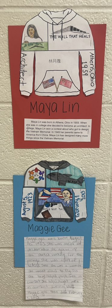 MissKacieDub's tweet photo. 5D has been researching influential individuals for #AAPIHeritageMonth and creating “hoodies” that represent the person they studied. I love the detail they have put into these! https://t.co/mbnEOihPeV