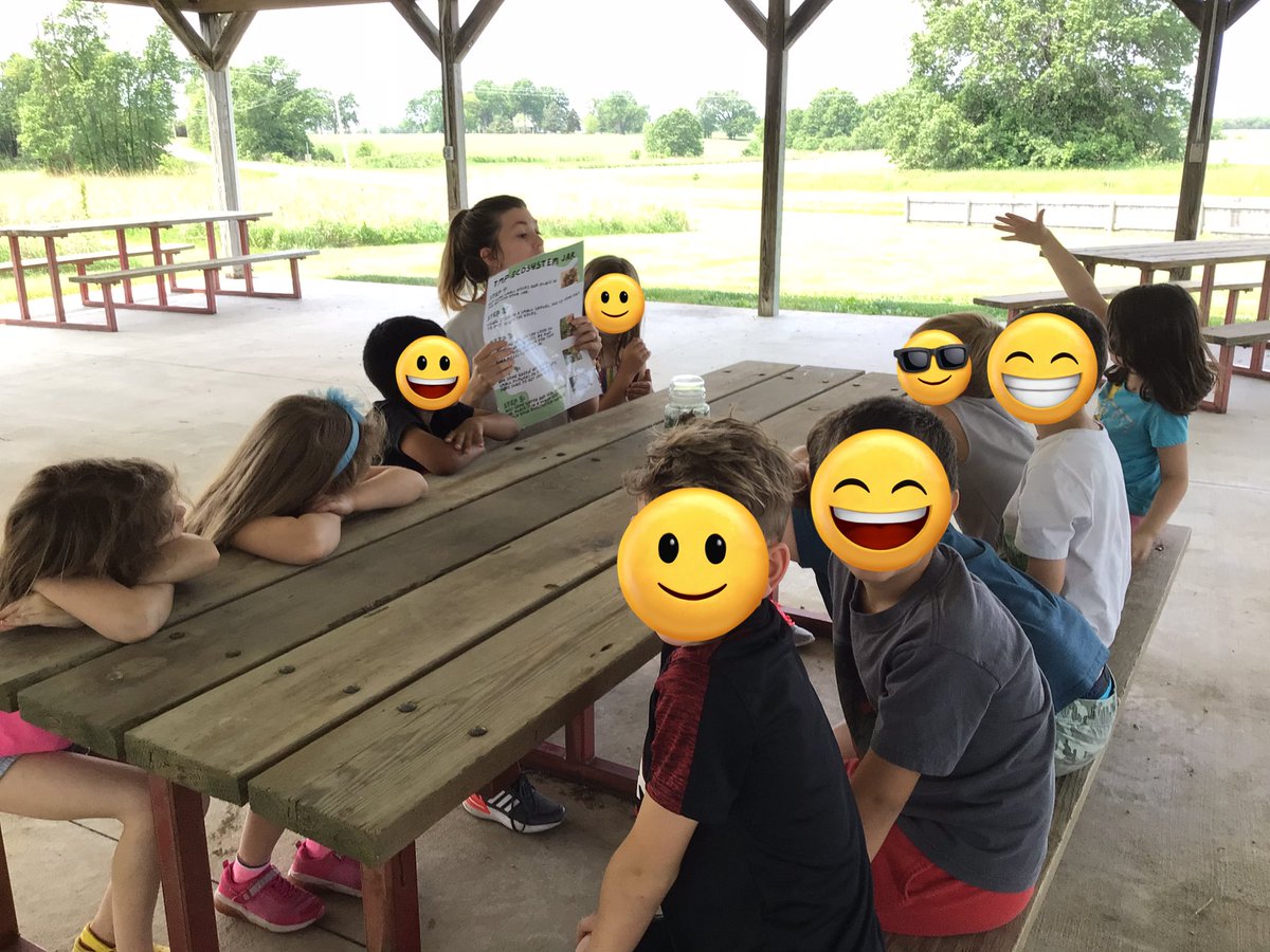 lmuellerTMP's tweet image. Third and final #Agweek stop for today was to our outdoor classroom to create TMP terrariums. Ss collected rocks, dirt, moss, and plants from our trail and pond. #PlaceBasedLearning #cpsbest #PrairieProud