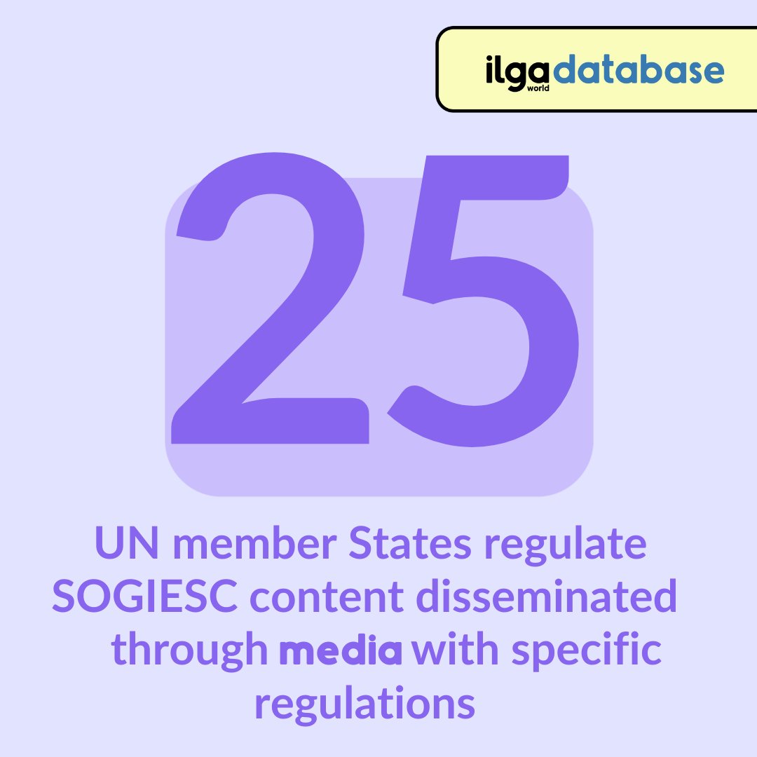 ArcusLGBTQ's tweet photo. #DYK at least 51 UN member States have policies restricting the right to freely speak or share information about LGBTQ issues?
This #IDAHOBIT, access more reliable and verified data on the status of #LGBTQrights worldwide via the #ILGAWorldDatabase: https://t.co/Wggg3eJjSn https://t.co/apadxrMJ1w