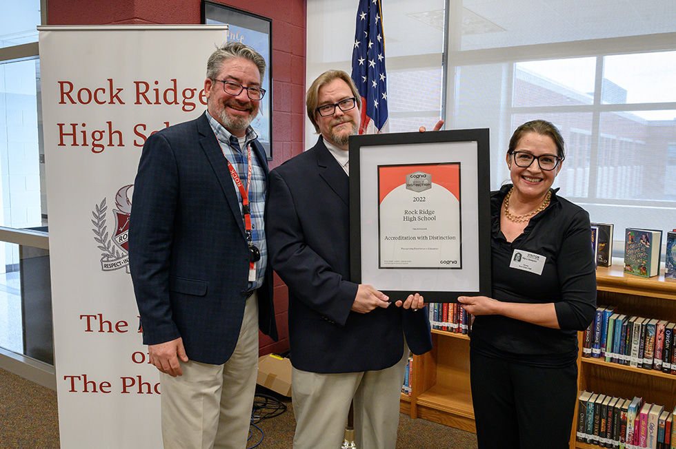 LCPSOfficial's tweet photo. Congrats to @RockRidgeHigh for receiving the 2022 Cognia Schools of Distinction Award for excellence in education and stand out service to learners! Learn more about Cognia’s rigorous accreditation process: https://t.co/zq08gDMa9T https://t.co/0v5lo0IuHC