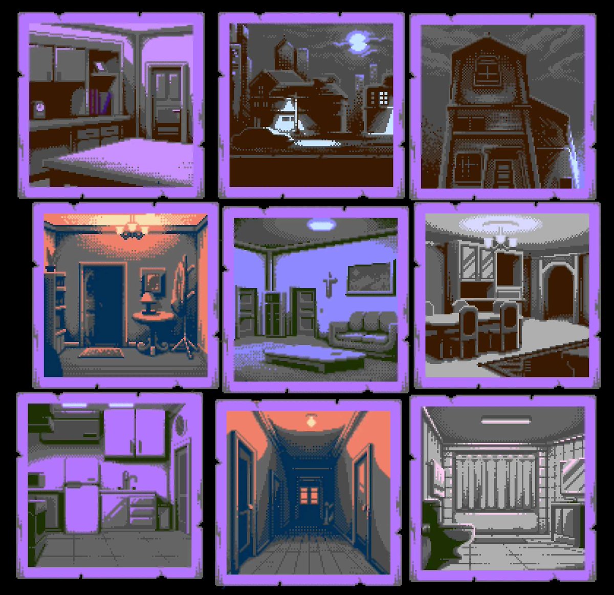 starmanpxl's tweet photo. Haunted polaroids for a possibly future horror game?

#pixelart #8bit #nes #pixelartist https://t.co/xKXBW7GSlP
