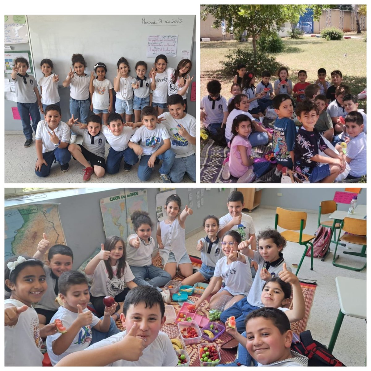 amanigoson's tweet photo. Les délégués des classes @Hhhsinfo ont organisé une "journée jeans" dans le but de prendre soin de l'environnement et d'inviter les entreprises à réduire la quantité d'eau utilisée dans le processus de la fabrication de la toile denim. @dina_jradi @TawilNoor @LinaMajzoub1 https://t.co/IfqUMM3Kh1