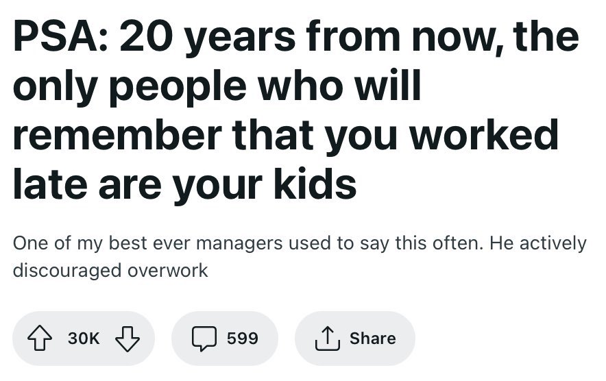 This is a gut punch to so many of us😞 
Invest in yourself.