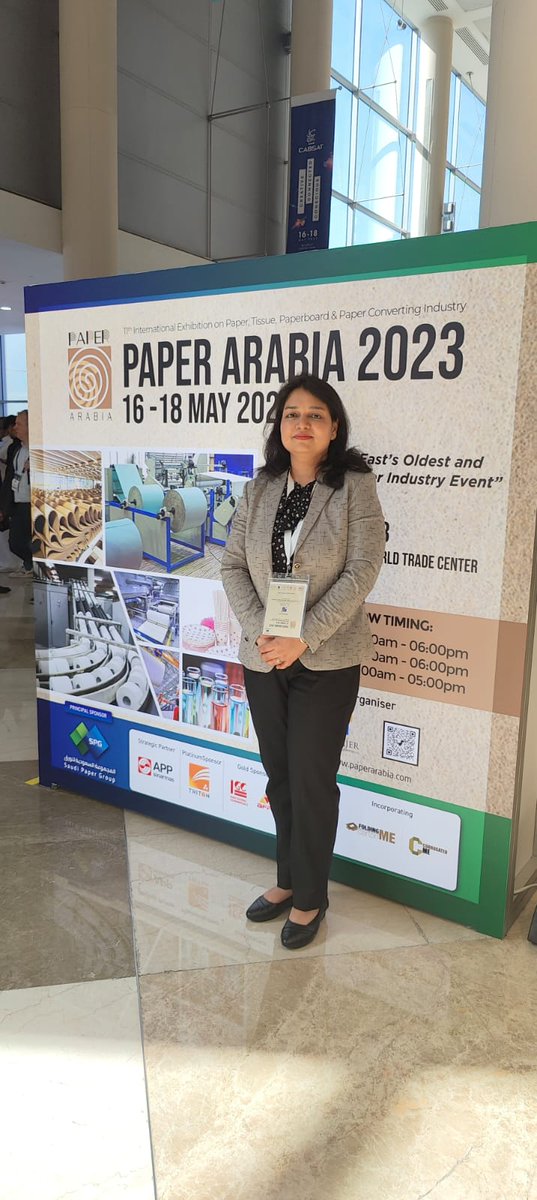 Paper Arabia 2023 , Second Day pictures from our stall. 

Do visit us for #papers #duplexboard #tissues #foodboard #printingpaper #manilaboard